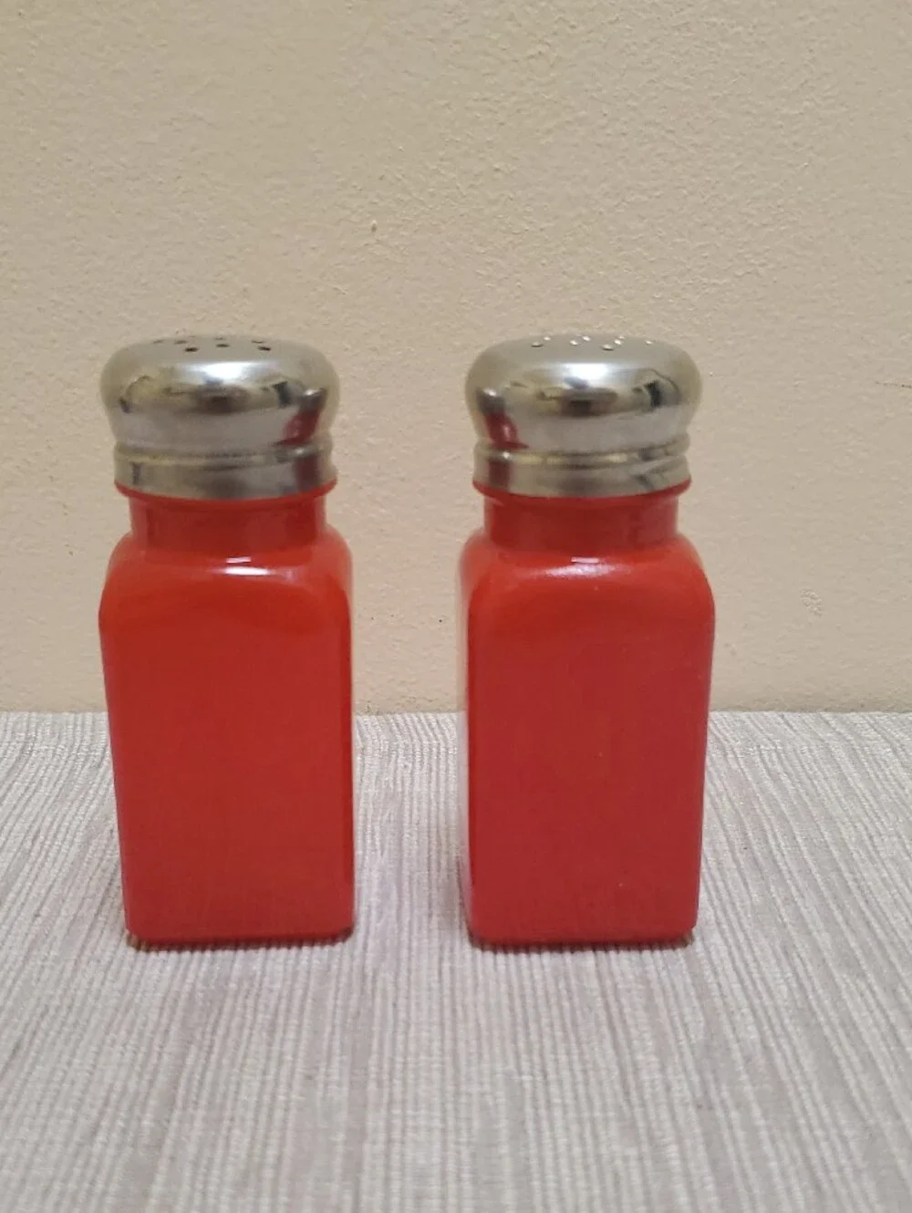 Red Ceramic Salt and Pepper Shaker Set